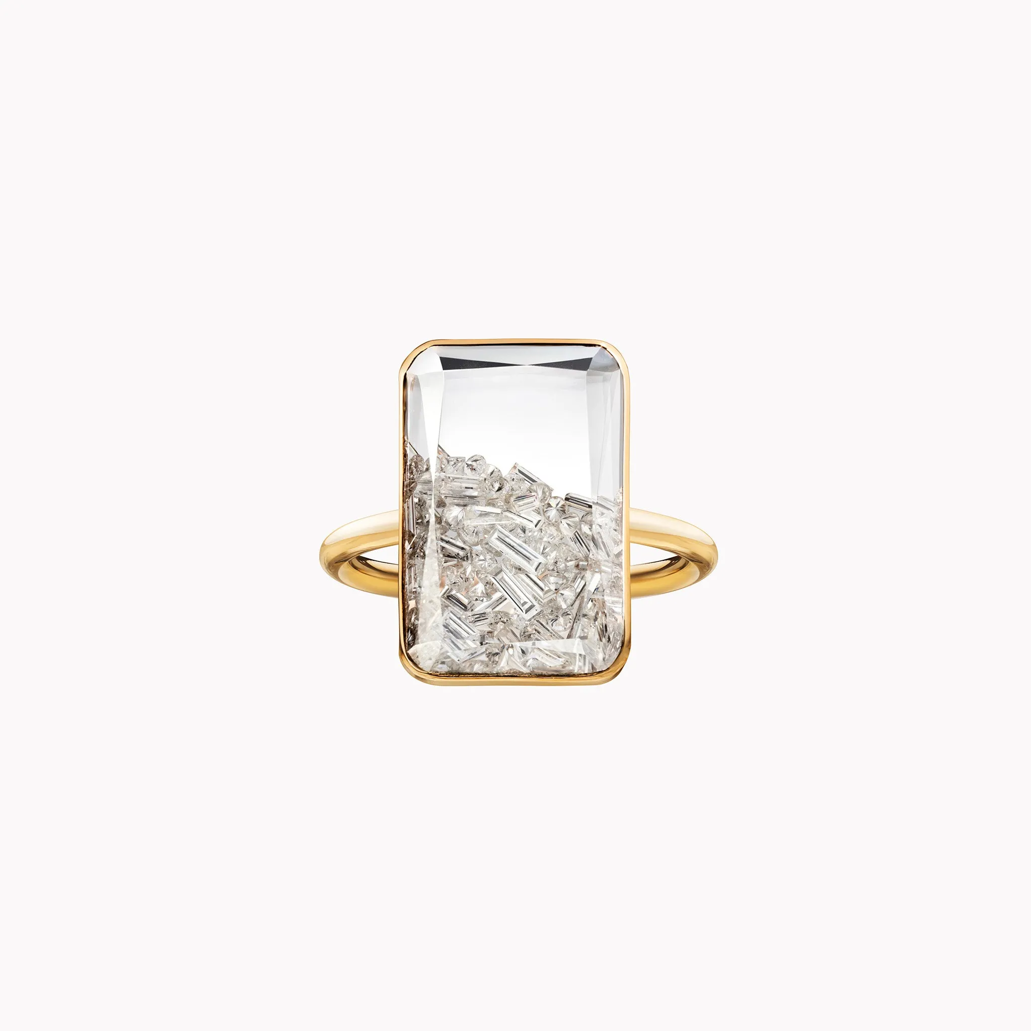 Petite Kaleidoscope Diamond Shaker Ring