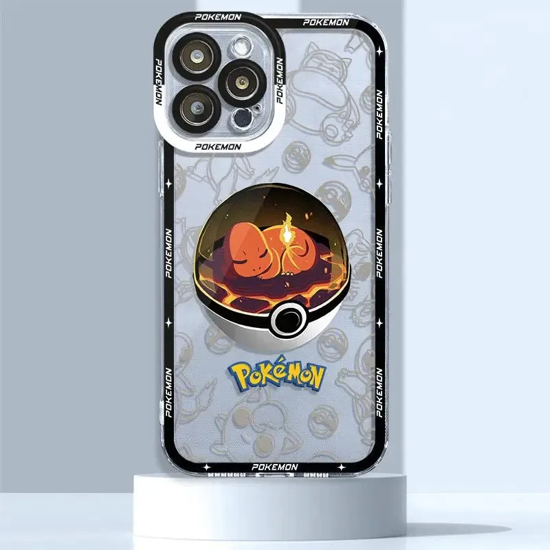 Pokemon Phone Case for Apple iPhone 15 Pro Max 13 14 Plus 12 Mini 11 Pro XR 8 SE 7 6S XS MAX Cover