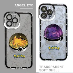 Pokemon Phone Case for Apple iPhone 15 Pro Max 13 14 Plus 12 Mini 11 Pro XR 8 SE 7 6S XS MAX Cover