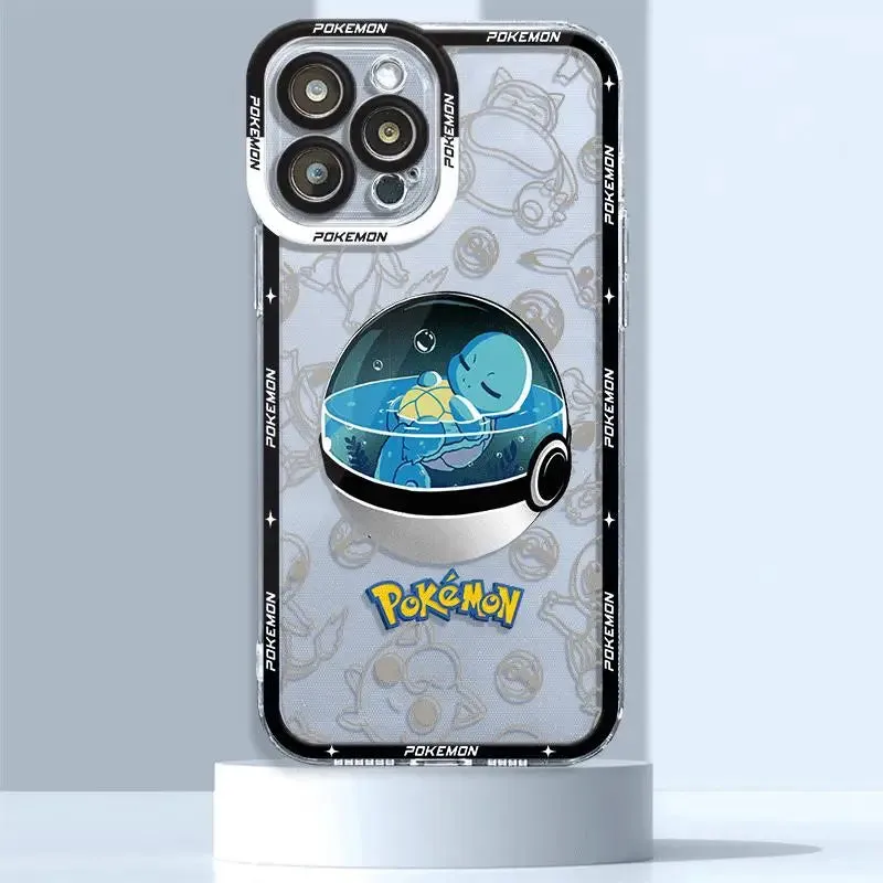 Pokemon Phone Case for Apple iPhone 15 Pro Max 13 14 Plus 12 Mini 11 Pro XR 8 SE 7 6S XS MAX Cover