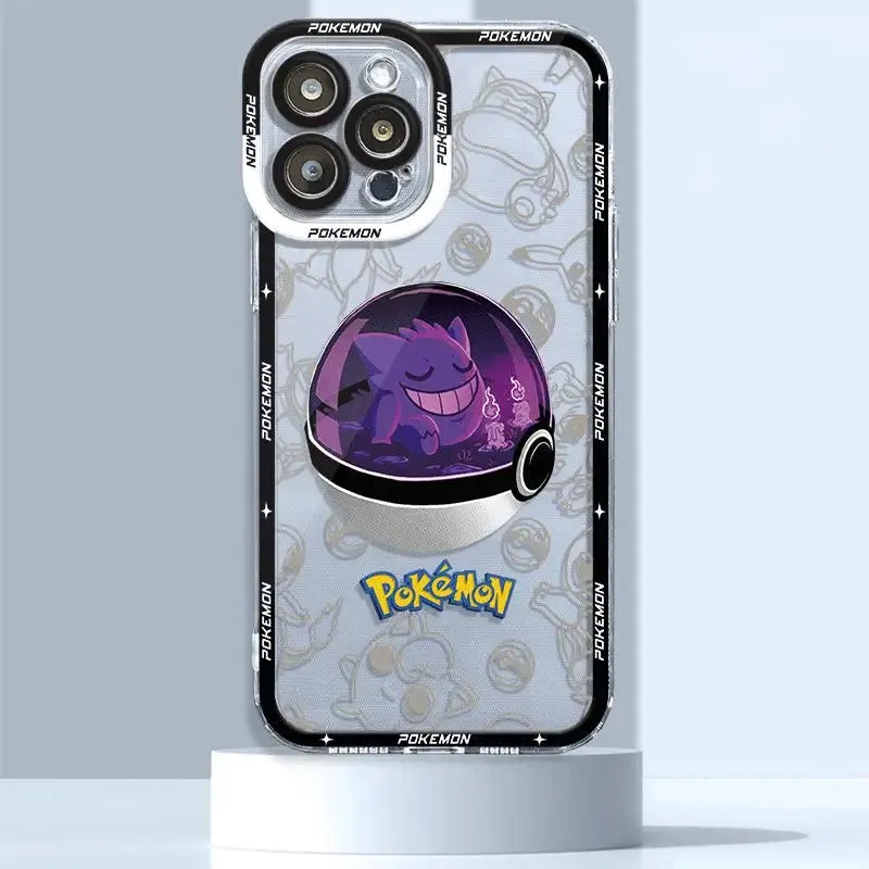 Pokemon Phone Case for Apple iPhone 15 Pro Max 13 14 Plus 12 Mini 11 Pro XR 8 SE 7 6S XS MAX Cover