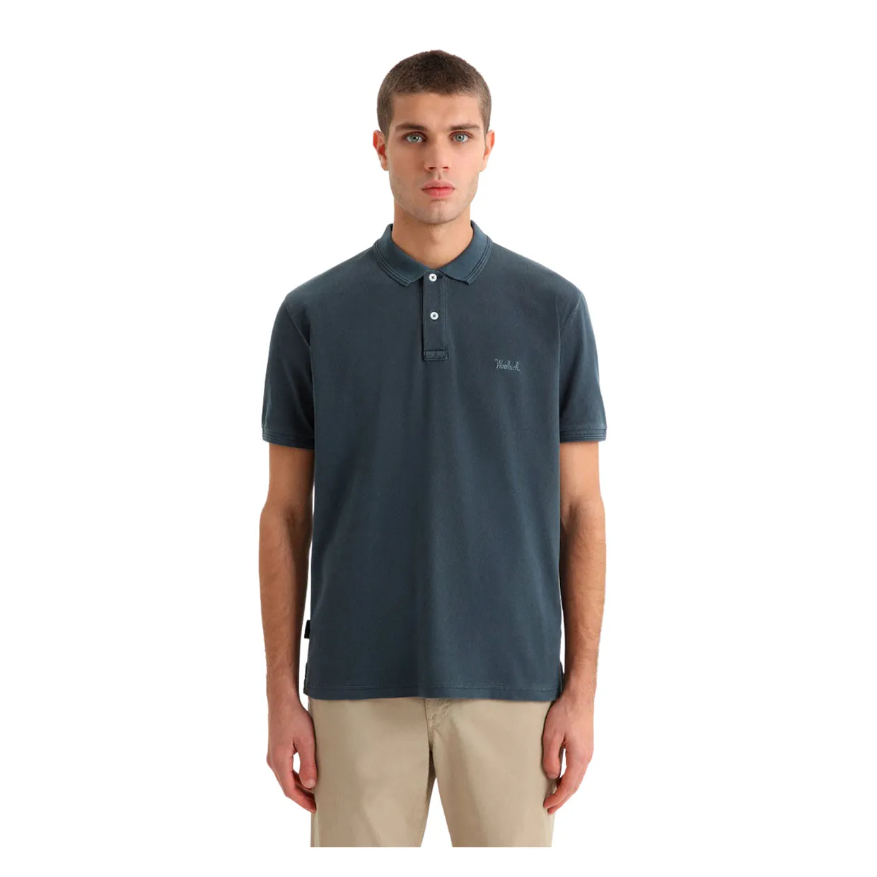 Polo Woolrich Mackinack Blu Melton