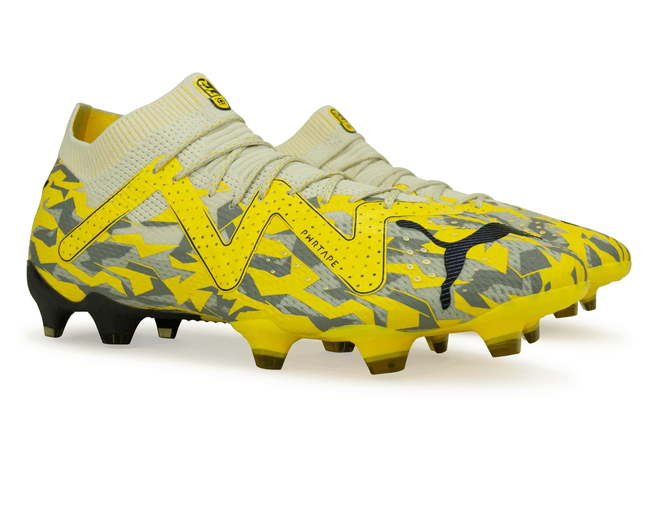 PUMA Men's Future Ultimate FG/AG Gray/Yellow