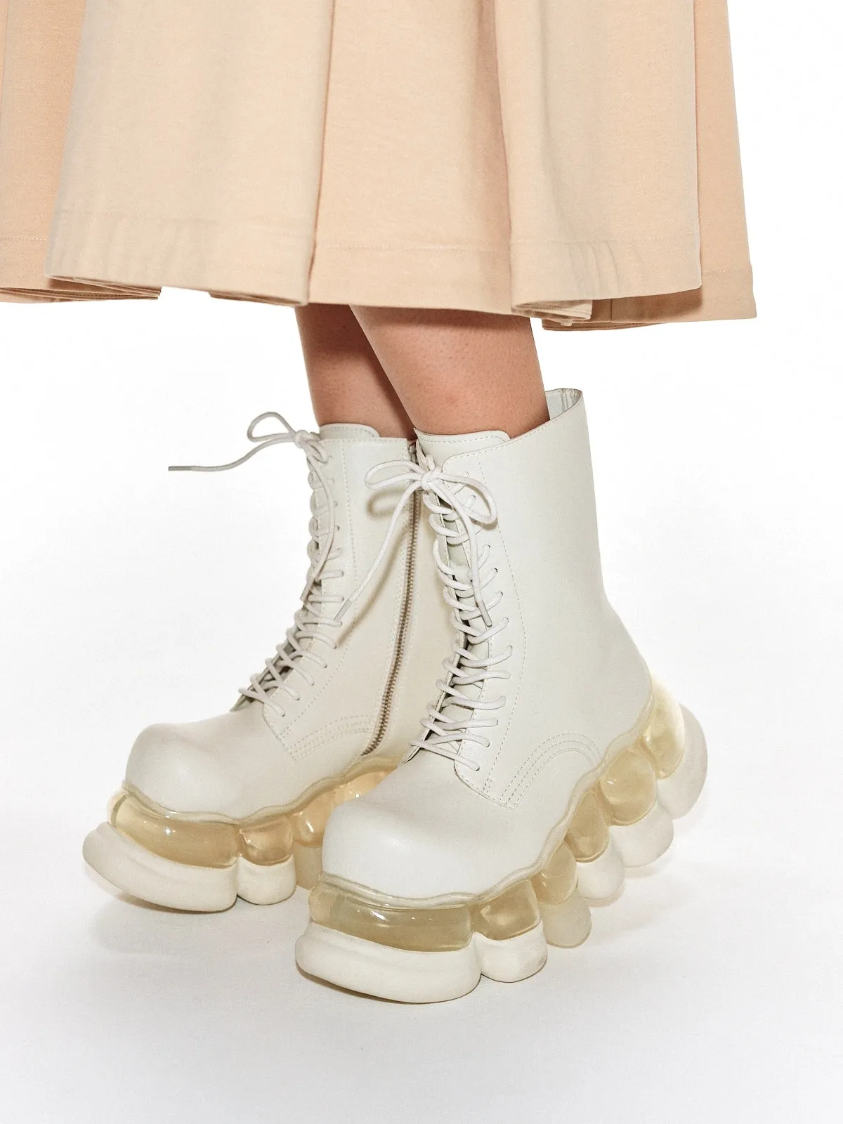 "Jewelry" Ark Boots / White