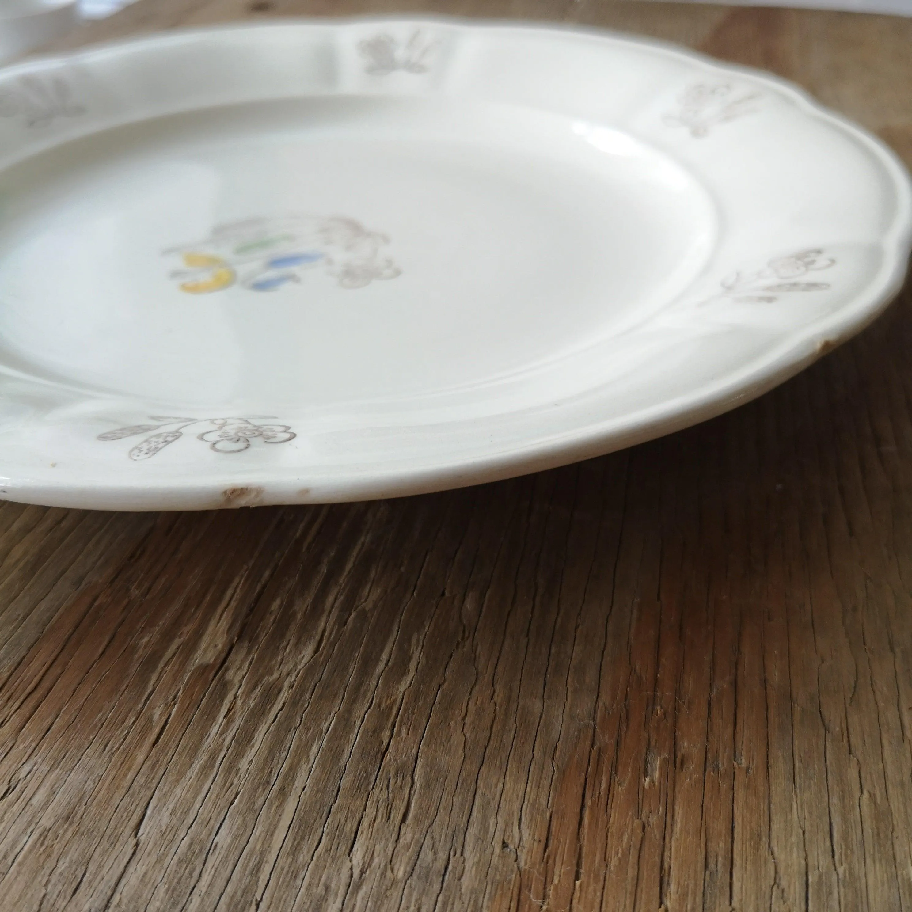 Rrstrand | Vintage plate ロールストランド Blomster ヴィンテージ平皿1