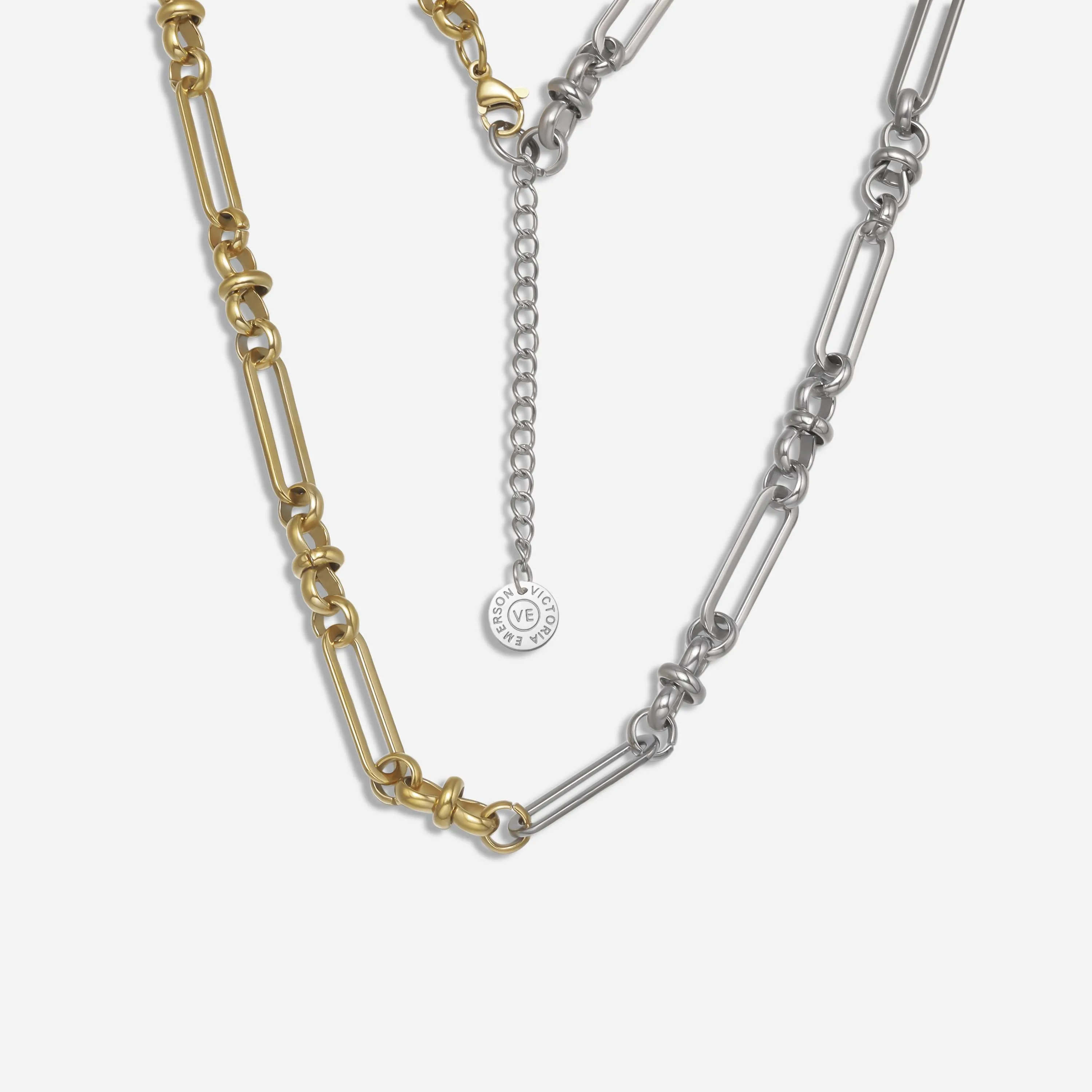 Ryanne Mixed Metal Link Chain Necklace