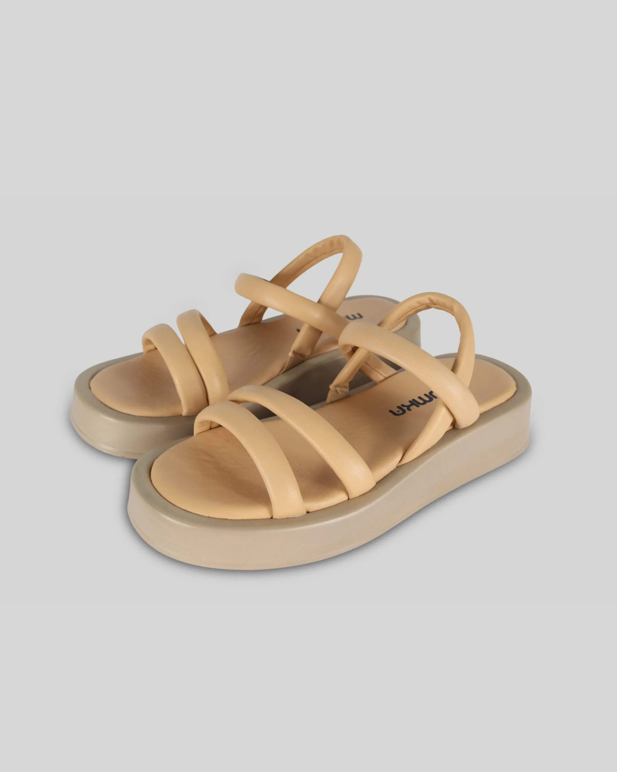 Sandalias Plataforma Nude