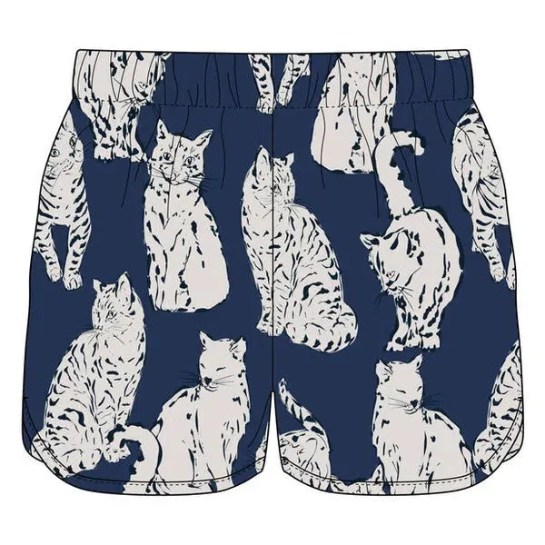 Sandvika Cats - Tencel Shorts