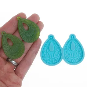 Silicone Teardrop Earring Mold Resin Jewerly Earring Stud DIY Resin Earrings 10369755