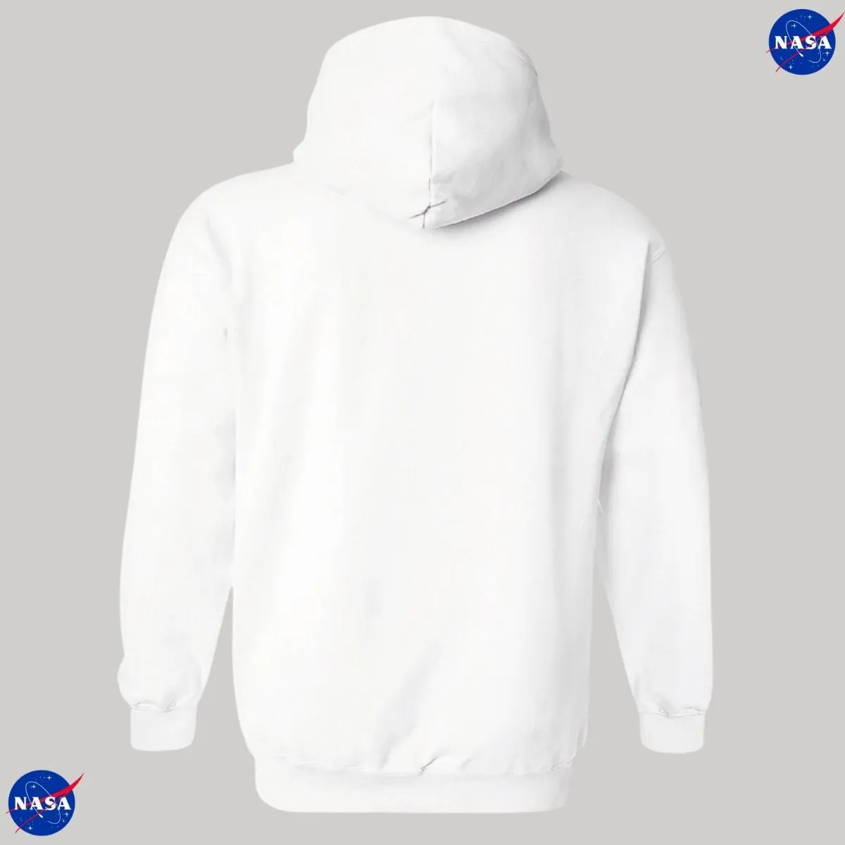 Sudadera Hombre Hoodie Nasa Logo Espacial Escudo