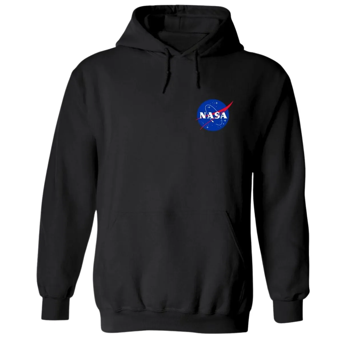 Sudadera Hombre Hoodie Nasa Logo Espacial Escudo