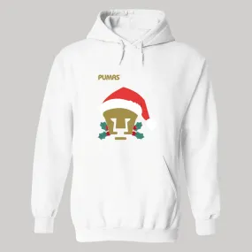 Sudadera Hombre Hoodie  Pumas UNAM Especial Navidad