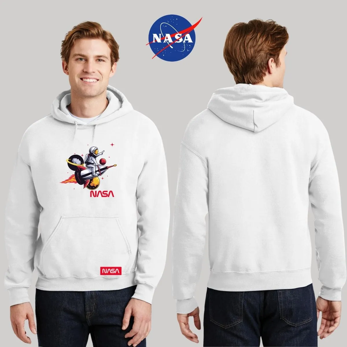 Sudadera para Hombre Hoodie Nasa Seal