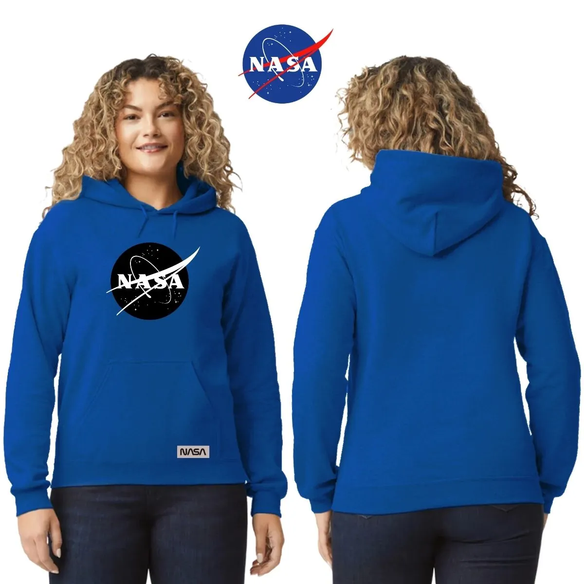 Sudadera para Mujer Hoodie Nasa Monocromático