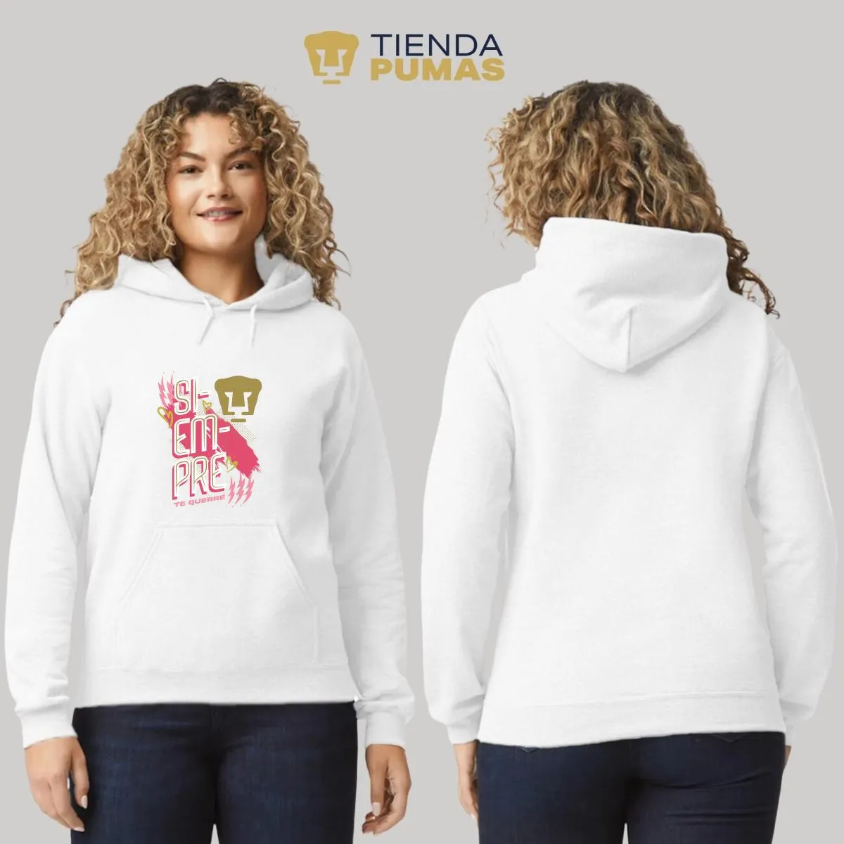 Sudadera para Mujer Hoodie Pumas UNAM Siempre te querré