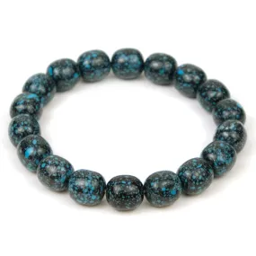 Tibetan Turquoise Stretch Bracelet 10mm