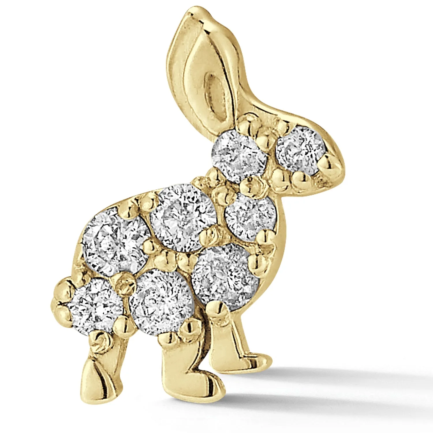 Trickster Bunny Diamond Stud Earrings