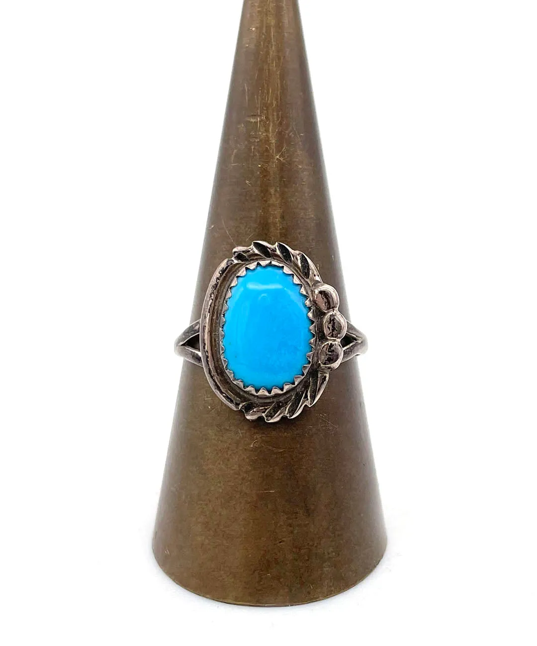 【USA輸入】ヴィンテージ ターコイズブルー リング/Vintage Turquoise Blue Ring