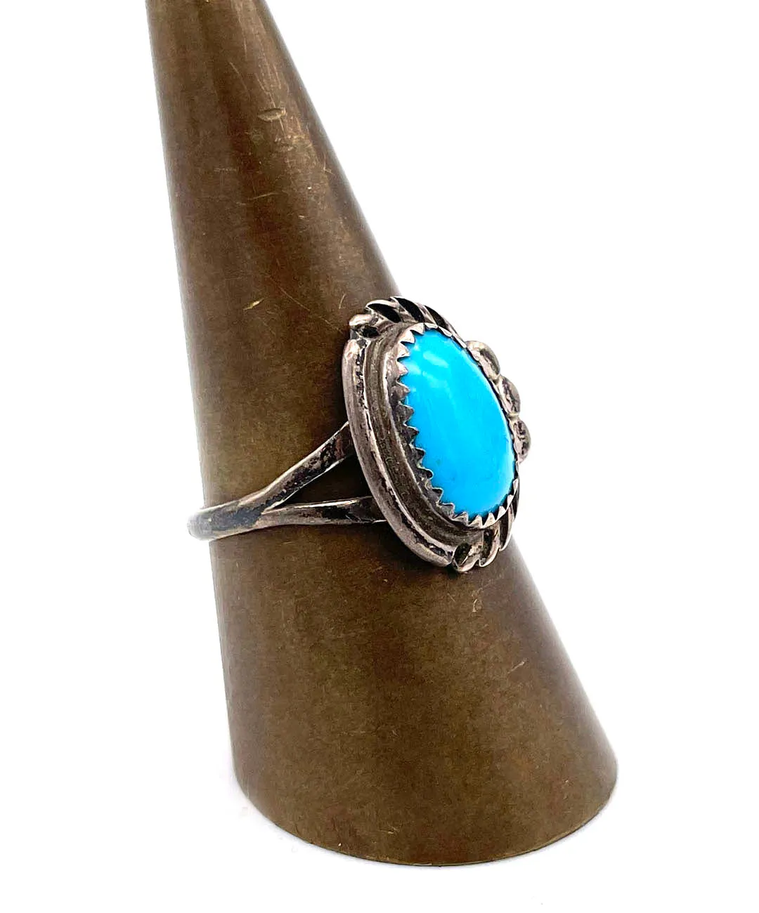 【USA輸入】ヴィンテージ ターコイズブルー リング/Vintage Turquoise Blue Ring