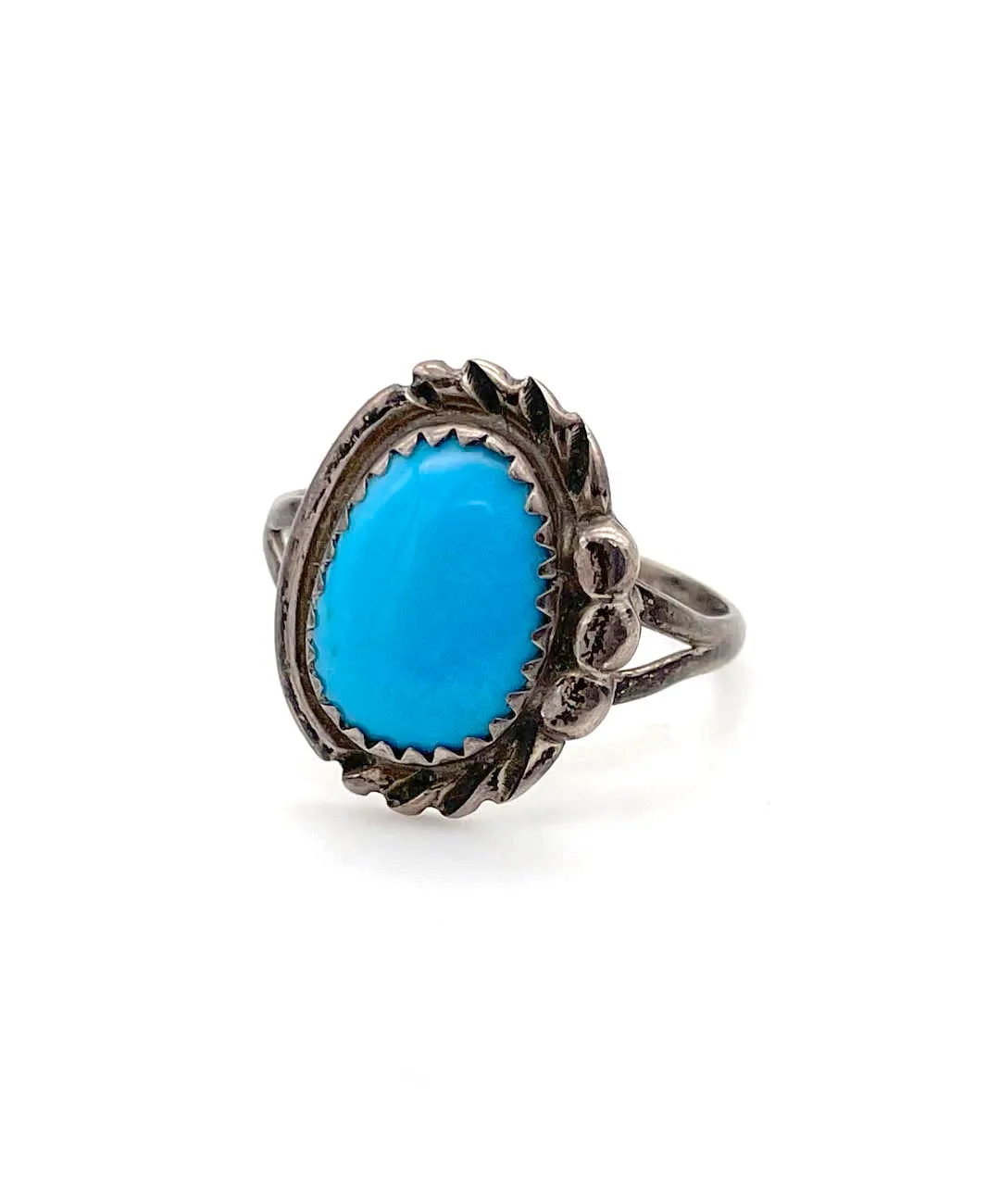 【USA輸入】ヴィンテージ ターコイズブルー リング/Vintage Turquoise Blue Ring