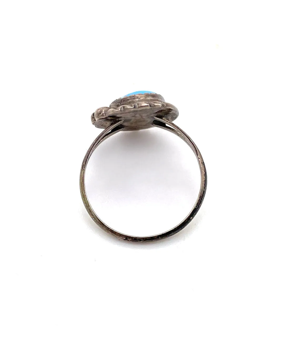 【USA輸入】ヴィンテージ ターコイズブルー リング/Vintage Turquoise Blue Ring