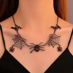 Vintage Gothic Spider Pendant Necklace - Perfect for Halloween Gifting!