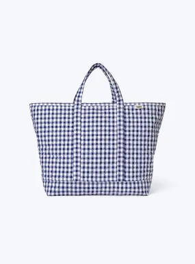 Weekender Bag in Quilted Gingham