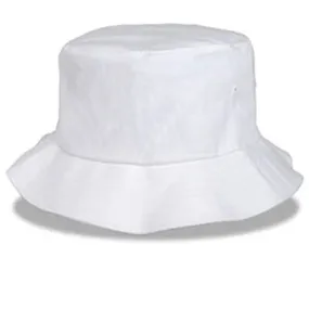 White Big Bucket Hat