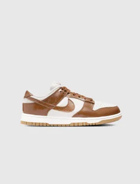 WOMEN'S NIKE DUNK LOW LX ALE BROWN OSTRICH