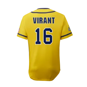 YOUTH Bananas Adam Virant #16 EvoShield Jersey - Yellow