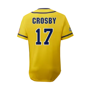 YOUTH Bananas Brandon Crosby #17 EvoShield Jersey - Yellow